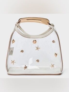 A New Day Transparent
Seashell Embellished Handbag